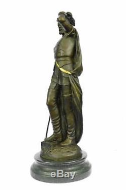 Grand French Reproduction Vintage Tour Roman Soldier Bronze Gift Art Decor