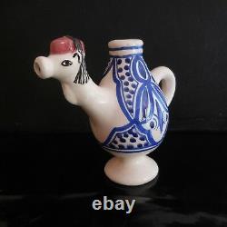Handmade Dromedary Ceramics Morocco Vintage Art Deco Design Pn France N2946