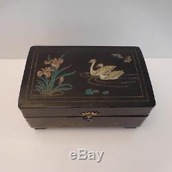 Handmade Jewelry Box Music Box Vintage Nineteenth Art Nouveau Asia