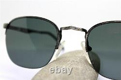 Hardy Amies London Men's Carré MI Mount Gothic Grey Sunglasses