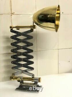 Industrial Modern Vintage Scissor Desk Lamp Wall Swing Arm Stretchable Light