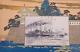 Japanese Art Nouveau Him Battleship Kaga Kawasaki Dockyard Kobe Vintage Postcard 2
