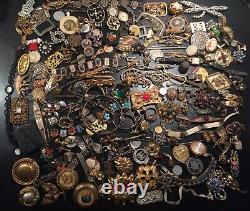 Job Rare Big Lot Jewelry Old Vintage French Antique Jewellery Watch