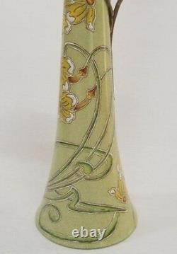Jug Jug Vase Optical Art Nouveau Bronze Vintage Porcelain Gift