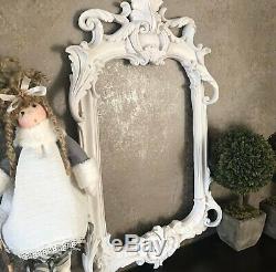 Large Silicone Mold Photo Frame Mirror 53cm Leaves Baroque Vintage Polymer Paste