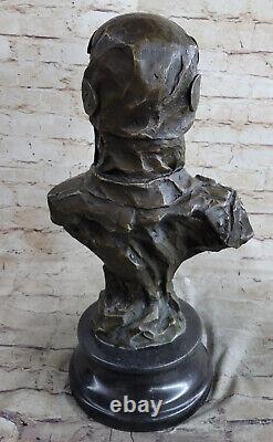 'Large Vintage French Style Art Nouveau Bronze Statue Sculpture 'Villanis''