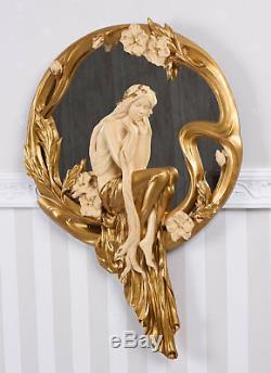 Mirror Art Nouveau Style Vintage Decoration