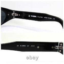 Missoni M270 By Safilo Men's Sunglasses Oval Wrap Black Vintage 90s