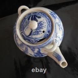 N2767 Chinese Ceramic Sandstone Tea Vintage Art Nouveau Design 20th Pn