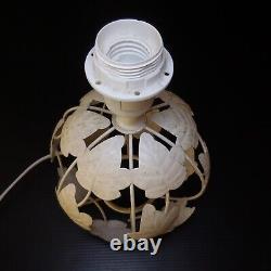 N9448 Lighting Art New Foot Lamp Vintage Metal Wrought Iron White Italy
