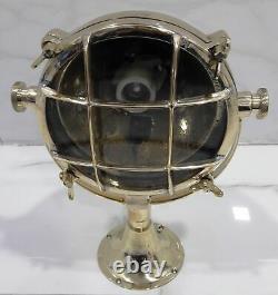 Nautical Maritime Vintage Style Marine Boat Cargo Brass New Search Spot Light
