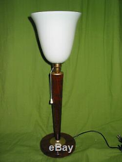 Nice Style Lamp Mazda Unilux Art Deco Vintage 1930. Inter Has Zipper And T