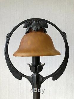 Old Style Table Lamp Art Nouveau Gerstenberg Arts And Crafts Handmade Vintage