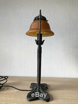 Old Style Table Lamp Art Nouveau Gerstenberg Arts And Crafts Handmade Vintage