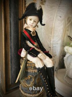 Ooak Doll Art, Doll Artist, Doll, Collectible Doll, Harlequin, Pierrot Vintage