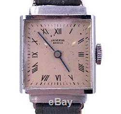 Our Universal Geneve Cal. 220 Functional Art Deco Vintage Watch 17.5mm 3wc