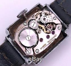Our Universal Geneve Cal. 220 Functional Art Deco Vintage Watch 17.5mm 3wc