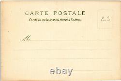 PC ALPHONSE MUCHA, SEASONS CHAMPENOIS, ART NOUVEAU, Vintage Postcard (b48503)