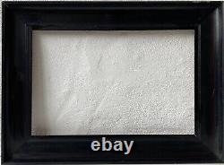 Photo Frame Black Art Nouveau Shabby Folded Dimensions 61.4 X 40.4 CM Antique Vintage