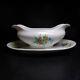 Porcelain Limoges Gdf France Vintage Art Nouveau N8006 Ceramic Sauceboat