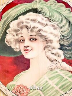 Poster/1907/Paolo Henri/Kossuth/Art Nouveau/Woman/Advertisement/Vintage/Paris