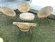 Rattan Set 4 Chairs And A Table Vintage Design 1970
