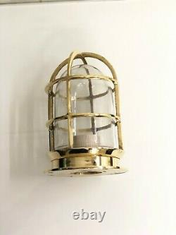 Replica Nautical Brass Vintage Style Ceiling Wall Mount Bulkhead Light Lot 10