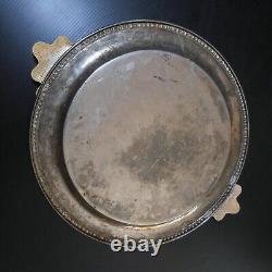 Round vintage Art Nouveau golden metal table design collection XX N6376