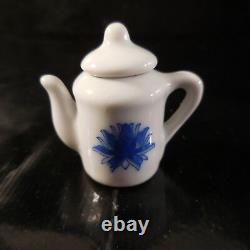 Service Miniature Coffee Porcelain Art New Vintage Decoration Design XX N3342