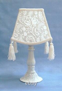 Shabby Chic Romantic Table Lamp Art Nouveau Retro Vintage Chevet Lamps