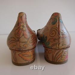Shoes Pons Quintana Leather Made In Spain Vintage Art Nouveau