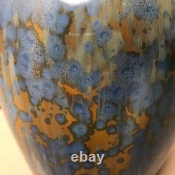 Signed PIERREFONDS vase with crystallization stoneware ART DECO art nouveau vintage antique
