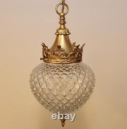 Suspended Lamp Brass Antique Style Ceiling Cover During Light New