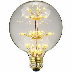 Tianfan Rgb Led Bulb Vintage Starry Light Bulb Fire Decorative Art