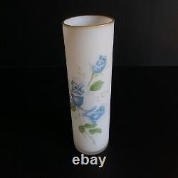 Vase Glass Opaque Opaque Vintage Art Nouveau Deco 1920 Flower House Japan N5035