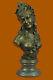 Victorien Maiden Bust Female Statue Style Art New Vintage Bronze Sale