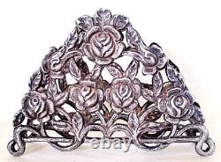 Vintage 1950s Sterling Art New Roses Letter Rack By Art-mexico