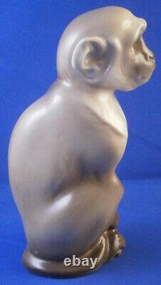 Vintage 20thc Nymphenburg Porcelain Monkey Figure Porzellan Affe Figur