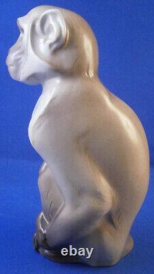 Vintage 20thc Nymphenburg Porcelain Monkey Figure Porzellan Affe Figur