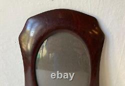 Vintage Antique Art Nouveau Wooden Photo Frame R6 Viewing Size 13.3 X 9 CM