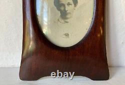 Vintage Antique Art Nouveau Wooden Photo Frame R8 Viewing Size 13.3 X 9 CM