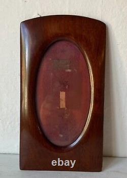 Vintage Antique Art Nouveau Wooden Photo Frame R9 Display Size 17.7 X 9.2 CM