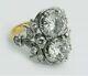 Vintage Art Deco 3.4 Ct Diamond Antique Engagement Promise Gift Ring 925 Ss