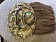 Vintage Art New Abalone Rs Pattern Abstract Bronze Frange Broche 8.9cm