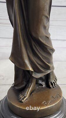 Vintage Art New Bronze Signed Pittaluga Nymph Goddess Statue Sculpture Gift