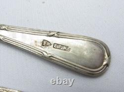 Vintage Art Nouveau 20th Century Silver-plated Metal Serving Utensils Forks