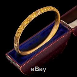 Vintage Art Nouveau Antique 14k Gold Filled Gf Hinges Wedding Bracelet