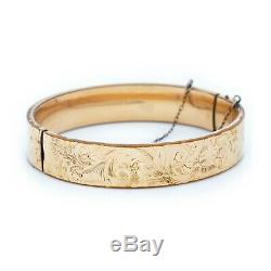 Vintage Art Nouveau Antique 14k Gold Filled Gf Pres Co Wedding Bracelet