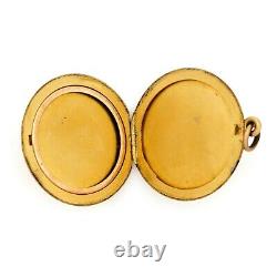 Vintage Art Nouveau Antique 14k Gold Filled Gf Wightman & Hough Pendant Necklace