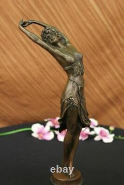 Vintage Art Nouveau Deco Bronze Dancer Harem By Colinet Hot Deal Fonte Home